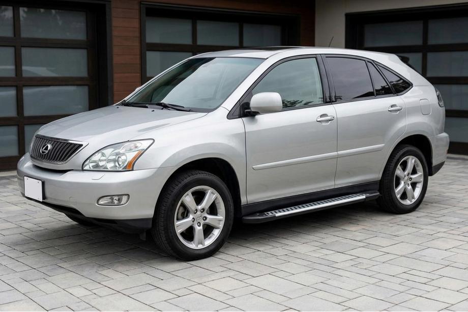 Lexus RX 2003-2009 гг. Боковые Подножки Line (2 шт., Алюминий) Фото 1