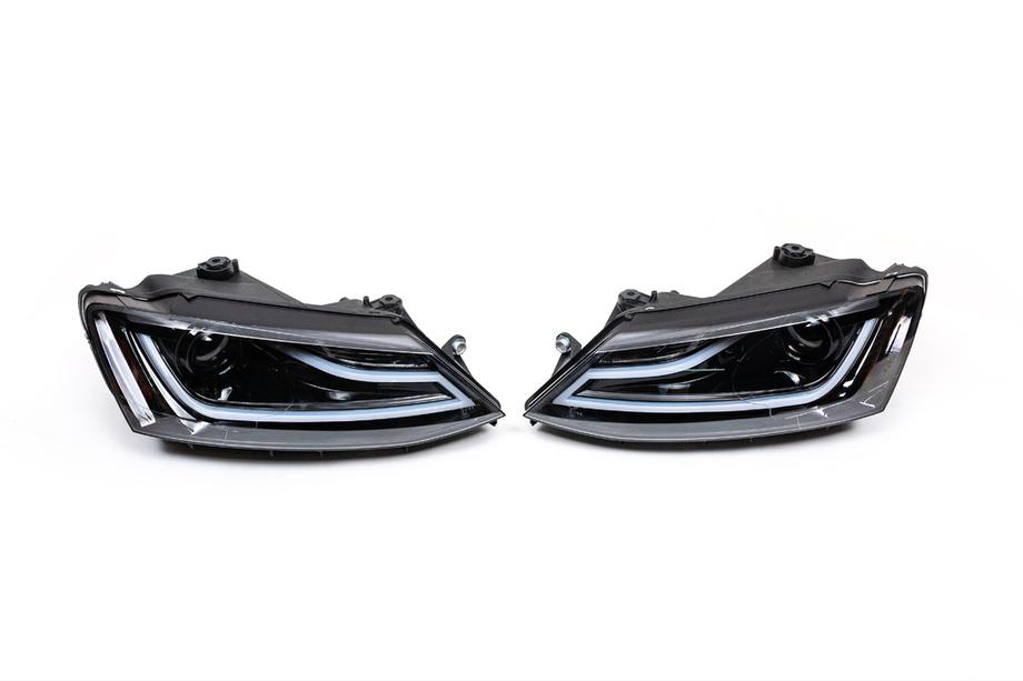 Volkswagen Jetta 2011-2018 гг. Передние фары для USA (2 шт, LED) Фото 4