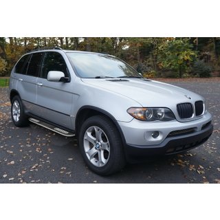 Боковые Подножки Tayga V2 (2 шт, Алюминий) BMW X5 E53 1999–2006 гг. фото 1