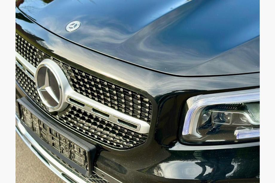 Mercedes GLB X247 2019- гг. Передняя решетка Diamond Silver (для Base 2019-2023) Без места под камеру Фото 5