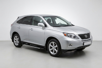 Lexus RX 2009-2015 гг. Боковые пороги Bosphorus Grey (2 шт, алюминий) фото 1