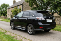 Lexus RX 2009-2015 гг. Боковые пороги Rainbow (2 шт, алюминий) фото 1