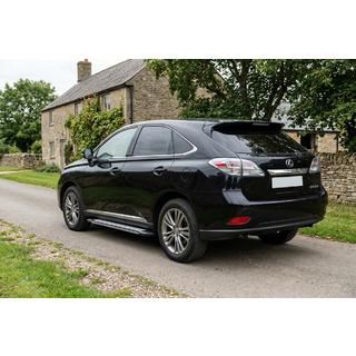 Боковые пороги Rainbow (2 шт, алюминий) Lexus RX 2009-2015 гг. фото 1