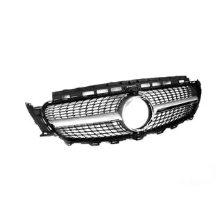 Передняя решетка Diamond Silver (для Avantgarde/AMG-Line/E43 AMG/E53 AMG 2016-2020) фото 4