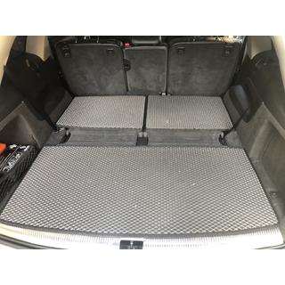 Коврик багажника 3 части (EVA, Черный) (7 мест) Audi Q7 2005-2015 гг. фото 2