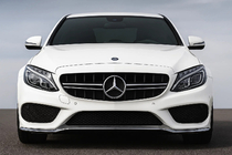 Mercedes C-сlass W205 2014-2021 гг. Передняя решетка C63-design (для Avantgarde/AMG-Line/C43 AMG) фото 2