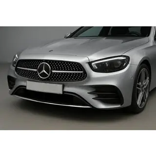 Передняя решетка Diamond Silver (AMG Line, 2020+) фото 1