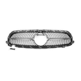 Передняя решетка Diamond Silver (AMG Line, 2020+) фото 2