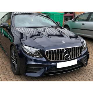 Передняя решетка Panamericana GT (AMG Line, 2020-2023) Mercedes E-сlass W213 2016-2023 гг. фото 3