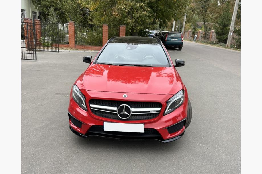 Mercedes GLA X156 2014-2019 гг. Передняя решетка радиатора AMG Silver (2014-2016) Image