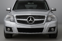 Mercedes GLK class X204 2008-2015 гг. Передняя решетка радиатора Diamond Silver (2009-2012) фото 1