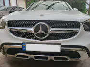 Mercedes GLC coupe C253 2016-2023 гг. Передняя решетка радиатора Diamond Silver (для Base 2019-2022) фото 1
