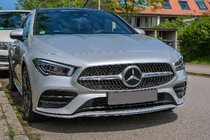 Mercedes CLA C118 2019- гг. Передняя решетка Diamond Silver (для 2019-2022) фото 1