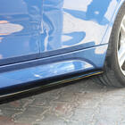 BMW 3 серия F30/F31 2012-2019 гг. Накладки на пороги EuroCap (для порогов M-Sport, черный глянец) фото 6