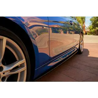 Накладки на пороги EuroCap (для порогов M-Sport, черный глянец) фото 3