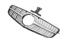 Mercedes C-class W204 2007-2015 гг. Передняя решетка Diamond Silver фото 5