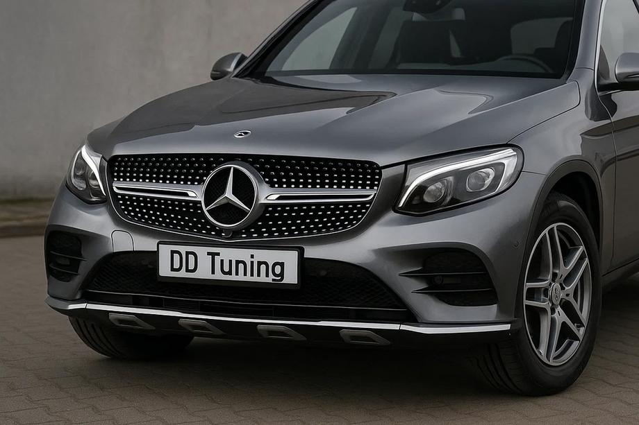 Mercedes GLC coupe C253 2016-2023 гг. Передняя решетка Diamond Silver (2015-2019) Image