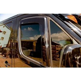 Ветровики на окна (2 шт, HIC) Volkswagen Crafter 2016- гг. фото 4