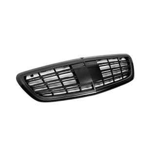 Радиаторная решетка AMG Black Mercedes S-сlass W222 2013-2022 гг. фото 3