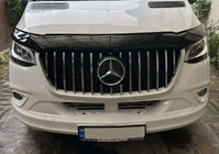 Mercedes Sprinter W907/W910 2018- гг. Передняя решетка Panamericana GT Хром Premium V1 фото 6