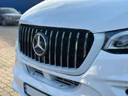 Mercedes Sprinter W907/W910 2018- гг. Передняя решетка Panamericana GT Хром Premium V1 фото 2