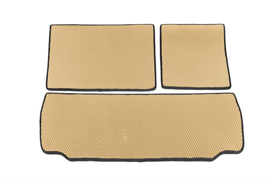 Toyota Sequoia 2007-2022 гг. Коврики в багажник (EVA, бежевые) Фото 1