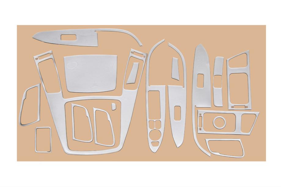 Hyundai I-30 2007-2011 гг. Накладки на панель приборов BIG Карбон Фото 5
