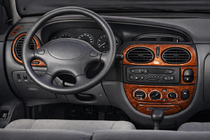 Renault Scenic 1998-2003 гг. Накладки на панель приборов (Meric, Турция) фото 1