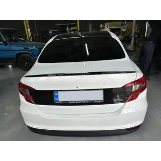 Спойлер LIP (Sunplex, черный) (119,1см *5,5см) Fiat Tipo 2016- гг. фото 2
