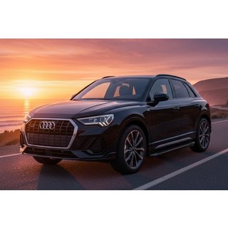 Боковые Подножки Bosphore Black (2 шт., Алюминий) Audi Q3 2019–2025 гг. фото 1