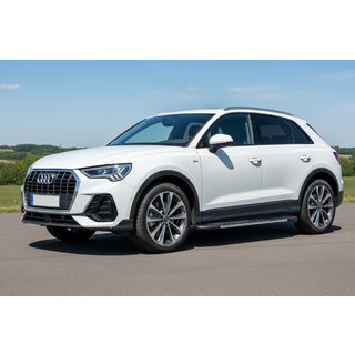 Боковые Подножки Bosphore Grey (2 шт., Алюминий) Audi Q3 2019–2025 гг. фото 1