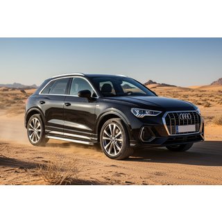 Боковые Подножки Maya V1 (2 шт., Алюминий) Audi Q3 2019–2025 гг. фото 1