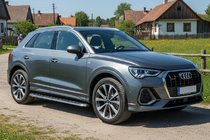 Audi Q3 2019–2025 гг. Боковые Подножки Maydos V1 (2 шт., Алюминий) фото 1