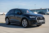 Audi Q3 2019–2025 гг. Боковые Подножки Fullmond (2 шт., Алюминий) фото 1