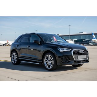 Боковые Подножки Fullmond (2 шт., Алюминий) Audi Q3 2019–2025 гг. фото 1