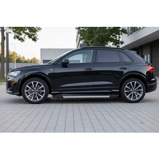 Боковые Подножки RedLine (2 шт., Алюминий) Audi Q3 2019–2025 гг. фото 1