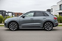 Audi Q3 2019–2025 гг. Боковые Подножки Tayga Grey (2 шт., Алюминий) фото 1
