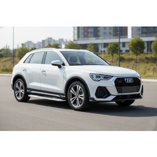 Боковые Подножки Tayga V2 (2 шт., Алюминий) Audi Q3 2019–2025 гг. фото 1