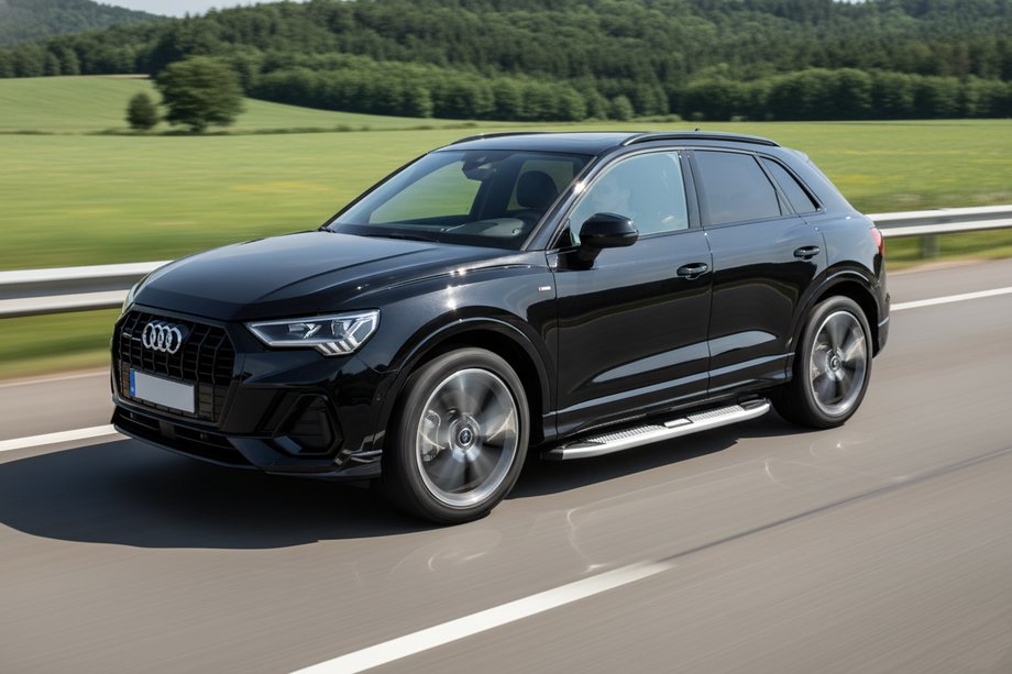 Audi Q3 2019–2025 гг. Боковые Подножки Mevsim Grey (2 шт., Алюминий) Image