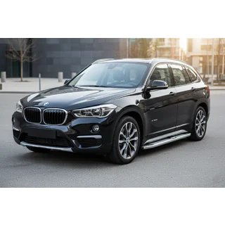Боковые Подножки Mevsim Grey (2 шт., Алюминий) BMW X1 F48 2015-2022 гг. фото 1