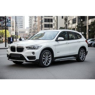 Боковые Подножки Bosphore Grey (2 шт., Алюминий) BMW X1 F48 2015-2022 гг. фото 1