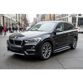 Боковые Подножки Duru (2 шт., Алюминий) BMW X1 F48 2015-2022 гг. фото 1
