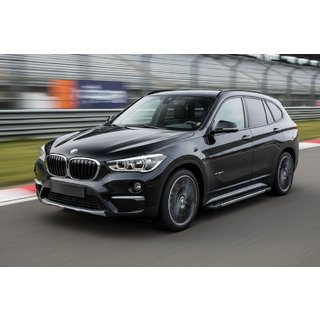 Боковые Подножки RedLine (2 шт., Алюминий) BMW X1 F48 2015-2022 гг. фото 1
