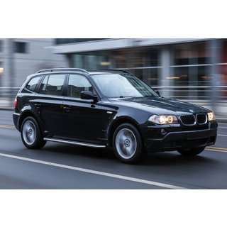 Боковые Подножки Maydos V2 (2 шт., Алюминий) BMW X3 E83 2003-2010 гг. фото 1