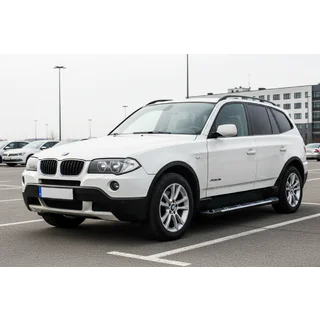 Боковые Подножки Sunrise (2 шт., Алюминий) BMW X3 E83 2003-2010 гг. фото 1