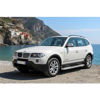 Боковые Подножки Tayga V2 (2 шт., Алюминий) BMW X3 E83 2003-2010 гг. фото 1