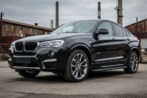 BMW X4 F26 2014-2018 гг. Боковые Подножки Bosphore Black (2 шт., Алюминий) фото 1