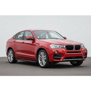 Боковые Подножки Maya Red (2 шт., Алюминий) BMW X4 F26 2014-2018 гг. фото 1