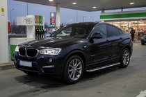 BMW X4 F26 2014-2018 гг. Боковые Подножки Maydos V1 (2 шт., Алюминий) фото 1