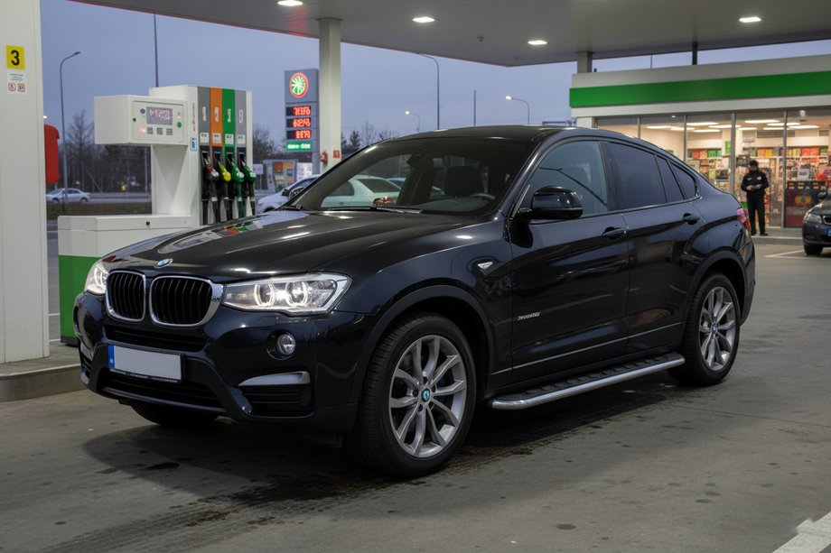 BMW X4 F26 2014-2018 гг. Боковые Подножки Maydos V1 (2 шт., Алюминий) Image